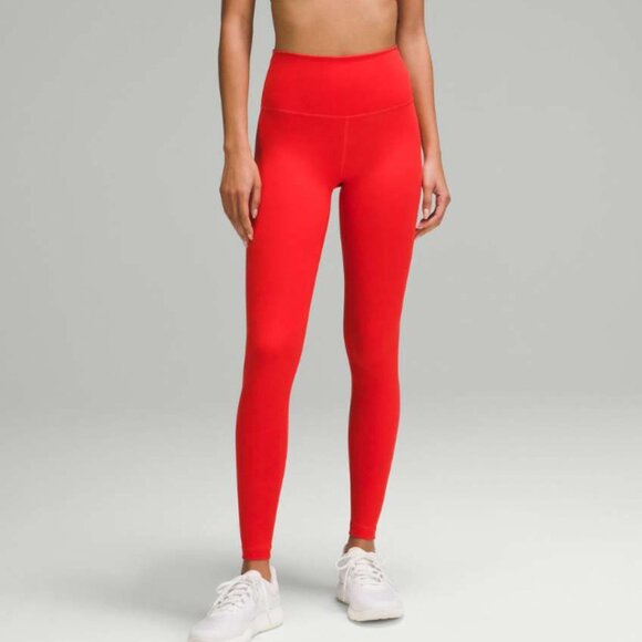Lululemon Wunder Train High-Rise Tight 28" Hot Heat - Picture 1 of 12